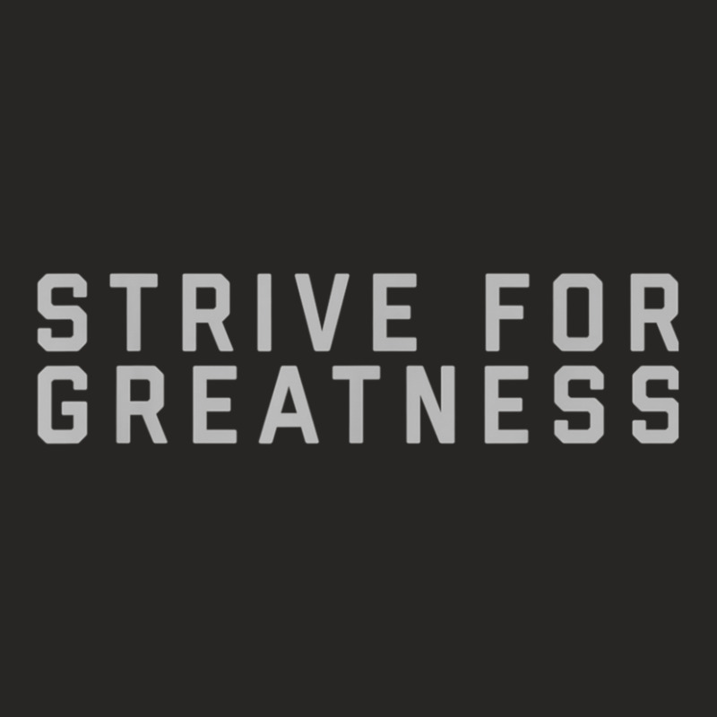 Strive For Greatness 1 Boy Ladies Fitted T-Shirt by JanisIda | Artistshot