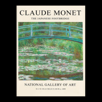 Claude Monet - Japanese Footbridge Cropped Hoodie | Artistshot