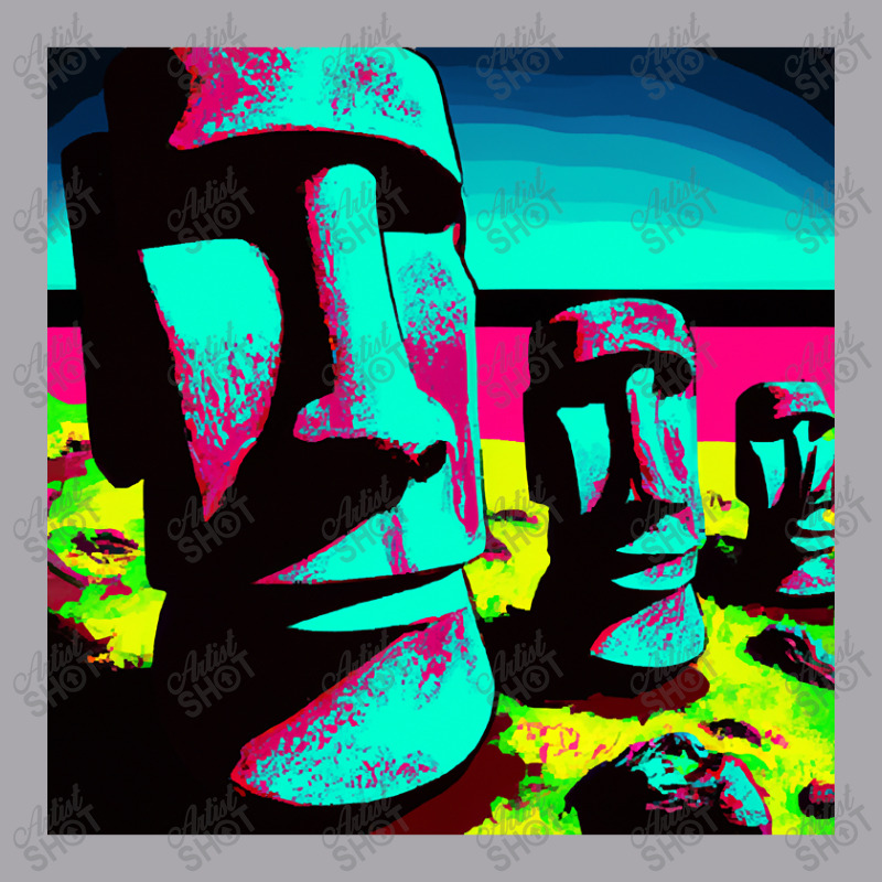 Hot Trend Pop Art Easter Island Youth 3/4 Sleeve by laurynvanhoose | Artistshot