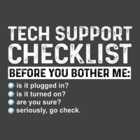 Tech Technical Support Checklist Programmer All Things Geek Vintage T-shirt | Artistshot