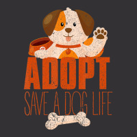 Hot Trend Animal Adoption Shelter Volunteer Rescued Dog Adopt A Dog Vintage Hoodie | Artistshot