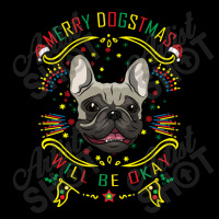 Merry Dogstmas Will Be Okay Merry Christmas, Funny Dog Yoga Baby Tee | Artistshot