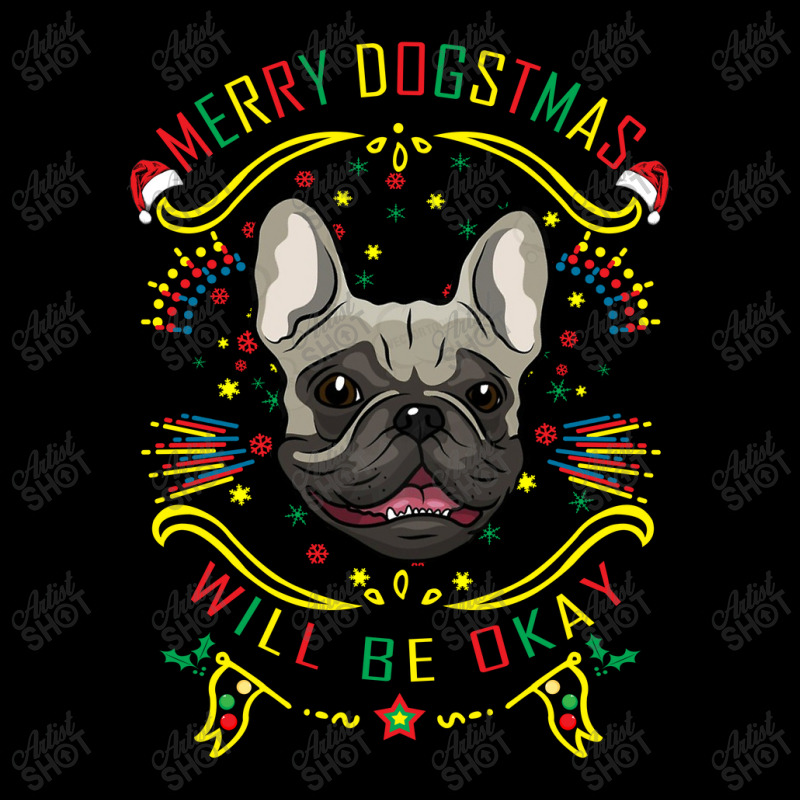 Merry Dogstmas Will Be Okay Merry Christmas, Funny Dog Yoga Baby Tee by lorismerch | Artistshot