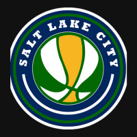 Salt Lake City Basketball Boy Oval Patch | Artistshot