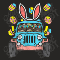 Bunny Ears Eggs Easter Ladies Fitted T-shirt | Artistshot