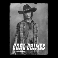 Limited Edition The Walking Dead Carl Silver Portrait (2) Adjustable Cap | Artistshot