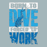 Born To Dive Forced To Work Scuba Diving Unisex Sherpa-lined Denim Jacket | Artistshot