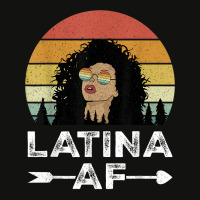 Retro Latina Af Shirt Vintage Latinas Gift For Latino Women Scorecard Crop Tee | Artistshot