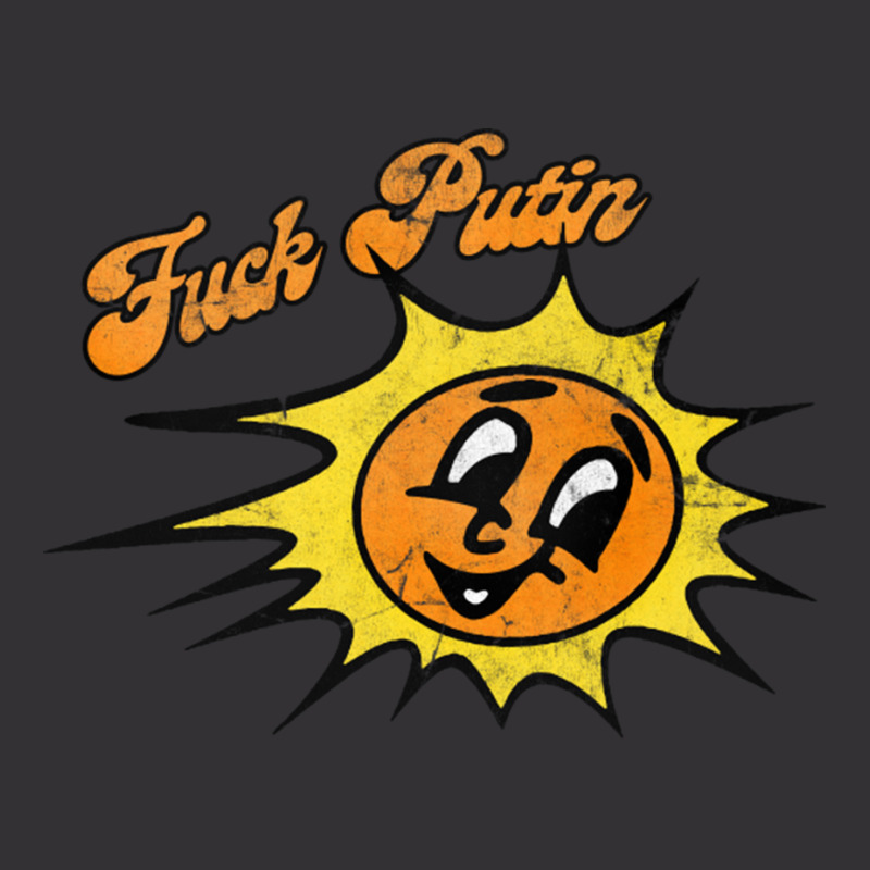 Fuck Putin Retro Sun Design Vintage Hoodie by JudyRowena | Artistshot