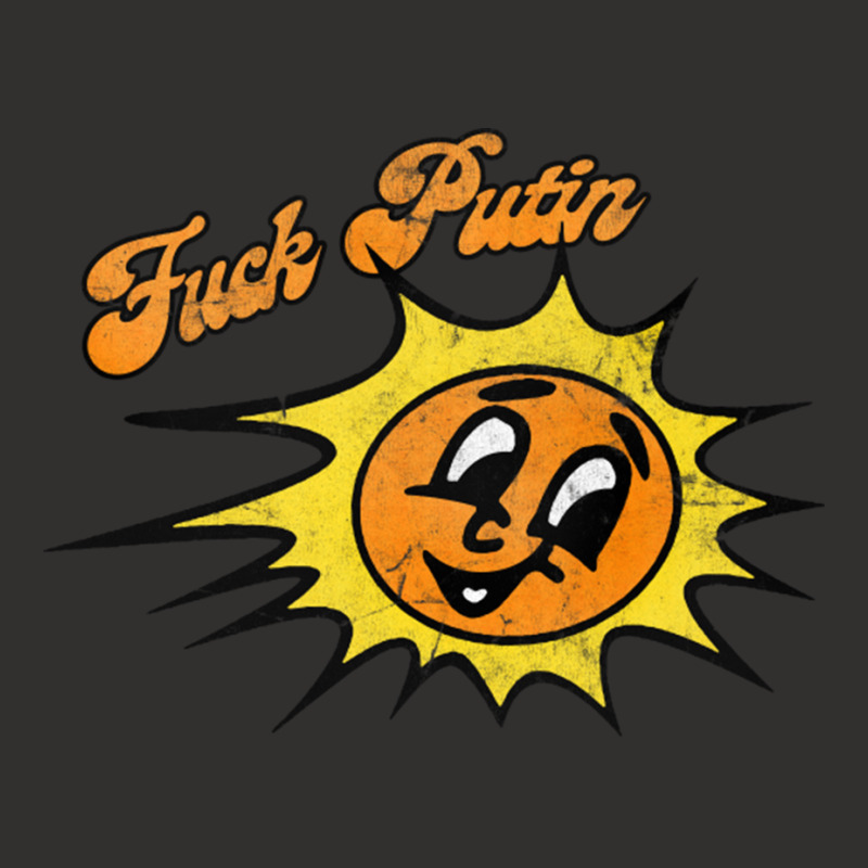 Fuck Putin Retro Sun Design Champion Hoodie by JudyRowena | Artistshot