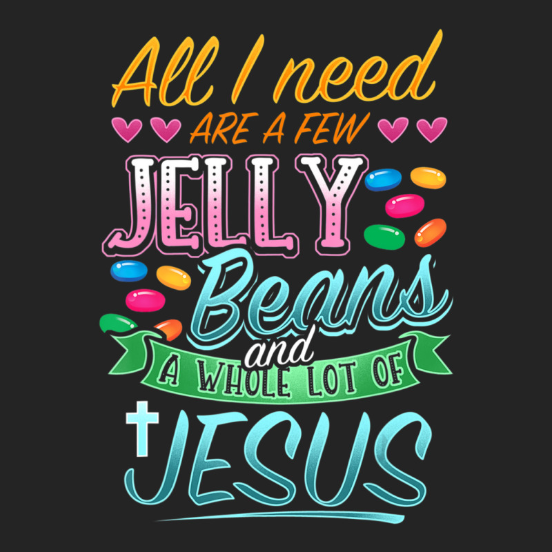 Hot Trend Fun Christian Jelly Bean Candy Lover Easter Jesus Saying 3/4 Sleeve Shirt by bummercaught | Artistshot