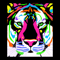 Limited Edition Neon Tiger Close Up Zipper Hoodie | Artistshot