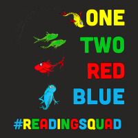 Limited Edition Reading Teacher Squad Oh The Places One Two Red Blue F Ladies Fitted T-shirt | Artistshot