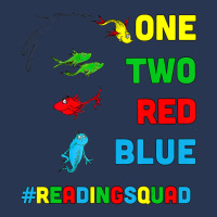 Limited Edition Reading Teacher Squad Oh The Places One Two Red Blue F Ladies Denim Jacket | Artistshot