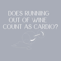 Does Running Out Of Wine Count As Cardio Funny Premium T Shirt Tank Dress | Artistshot