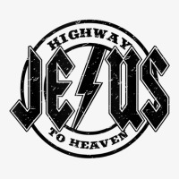 Jesus Highway To Heaven Lightning Bolt Christian Religious Tank Top Ladies Fitted T-shirt | Artistshot