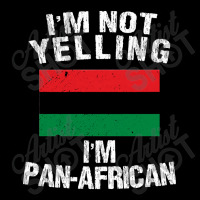 Trending I'm Not Yelling I'm Pan African Adjustable Cap | Artistshot