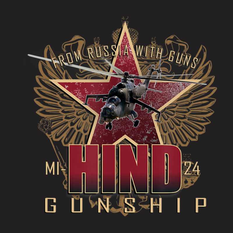 Hot Trend Mi24 Hind Army Helicopter Gunship T-shirt | Artistshot