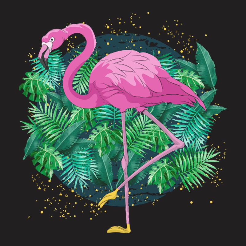 Flamingo T  Shirt Tropical Flamingo Bird Botanical Flamingos T  Shirt T-shirt | Artistshot