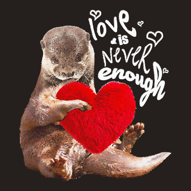 Otter T  Shirt Otter And Soft Red Heard T  Shirt Tank Top | Artistshot