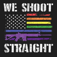 Hot Trend Gay Veteran We Shoot Straight Lgbt Veterans Day Gif Classic T-shirt | Artistshot