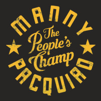 Manny The People Champ Pacquiao Ladies Fitted T-shirt | Artistshot