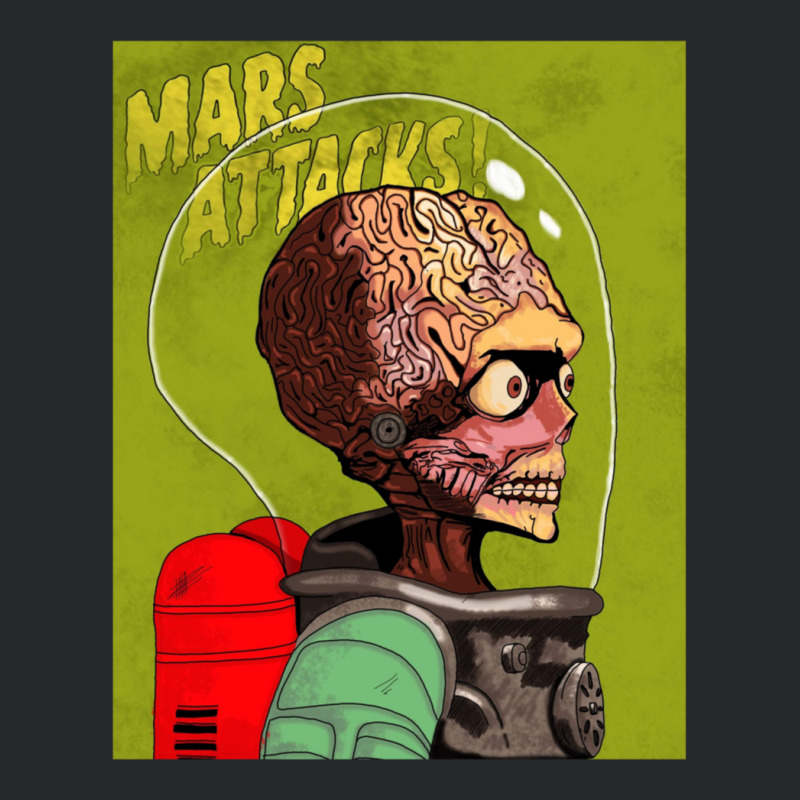 Martians Attack The Earth Can We Defend Ourselves Crewneck Sweatshirt | Artistshot