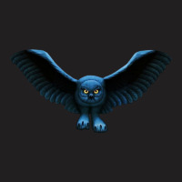 Blue Owl T-shirt | Artistshot