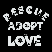 Trending Rescue Adopt Love Dogs Adjustable Cap | Artistshot