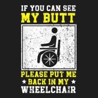 Wheelchair Handicap Amputee Disability Paraplegic Classic T-shirt | Artistshot