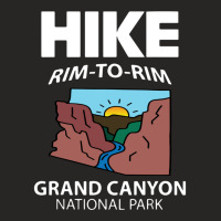 Parc National Rim To Rim Du Grand Canyon, Amateur De Randonnée Et De Ladies Fitted T-shirt | Artistshot