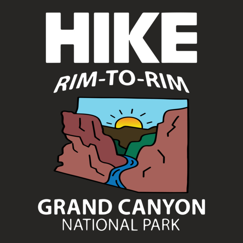 Parc National Rim To Rim Du Grand Canyon, Amateur De Randonnée Et De Ladies Fitted T-Shirt by oxtayfguraj | Artistshot