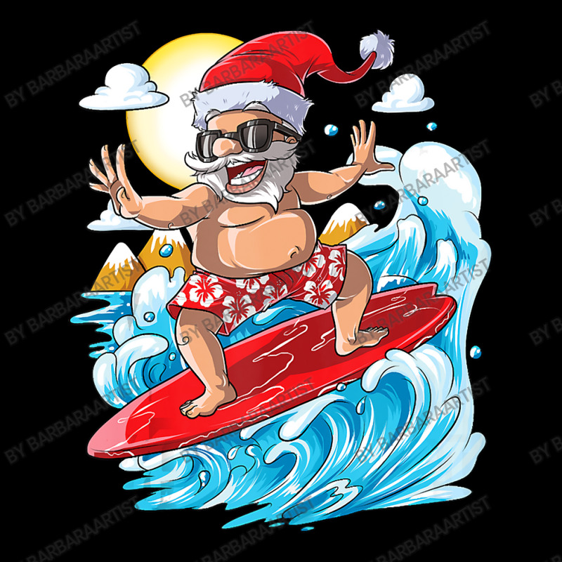 Christmas In July Santa Surf Hawaiian Men Summer Surfing Legging by BarbaraArtist | Artistshot