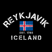 Trending Reykjavik Iceland Est. 1785 Flag Souvenir Gift Kids Cap | Artistshot