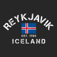 Trending Reykjavik Iceland Est. 1785 Flag Souvenir Gift Men's T-shirt Pajama Set | Artistshot