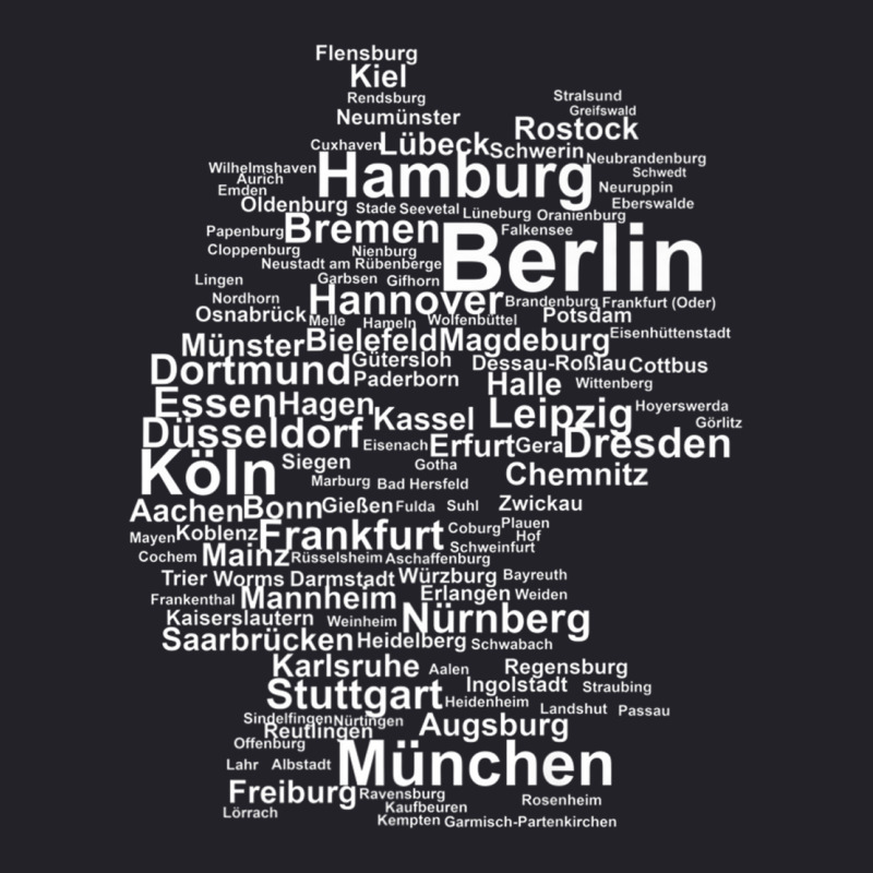 Germany Map Silhouette Towns Cities Berlin Hamburg Travel Premium T Sh Unisex Sherpa-lined Denim Jacket | Artistshot