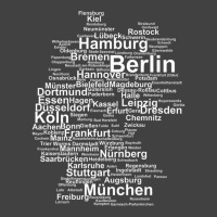 Germany Map Silhouette Towns Cities Berlin Hamburg Travel Premium T Sh Vintage T-shirt | Artistshot