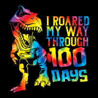 Dino T Rex I Roared My Way Through 100 Days Tie Dye Shirt Men's 3/4 Sleeve Pajama Set | Artistshot