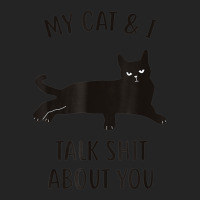 Limited Edition Cat My Cat & I Talk About You Black-cat 3/4 Sleeve Shirt | Artistshot