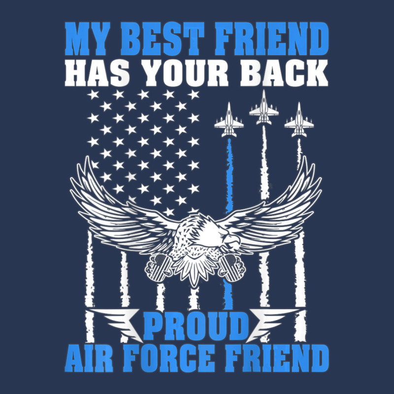 Trending My Best Friend Has Your Back Proud Air Force Friend Men Denim Jacket | Artistshot