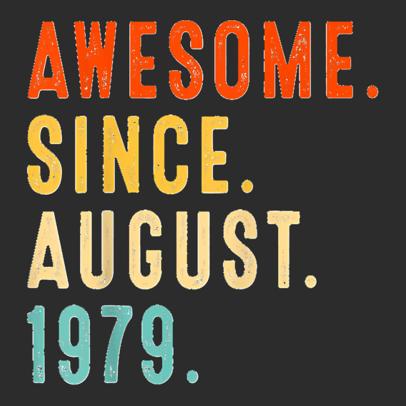 Awesome Since August 1979 Vintage 43rd Birthday Exclusive T-shirt | Artistshot