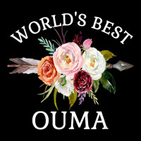 World's Best Ouma Rustic Arrow Flower Bouquet Grandma Zipper Hoodie | Artistshot