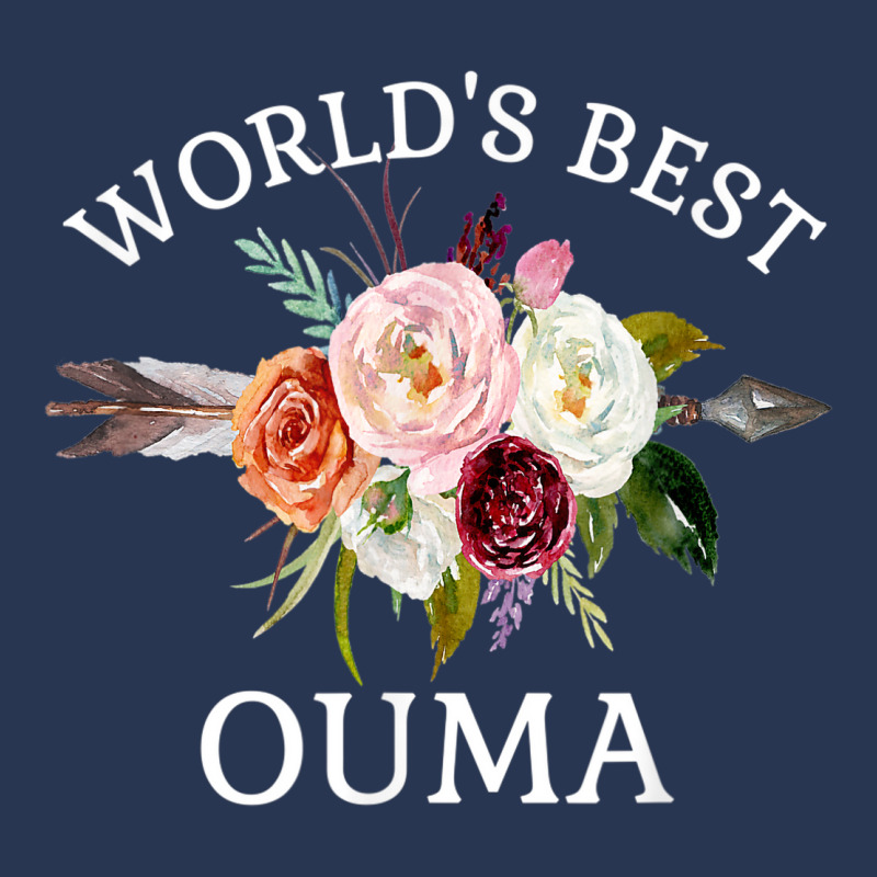 World's Best Ouma Rustic Arrow Flower Bouquet Grandma Men Denim Jacket | Artistshot