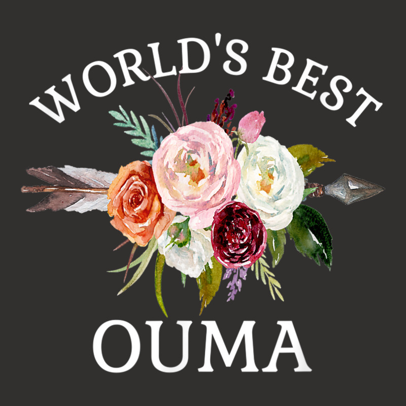 World's Best Ouma Rustic Arrow Flower Bouquet Grandma Champion Hoodie | Artistshot