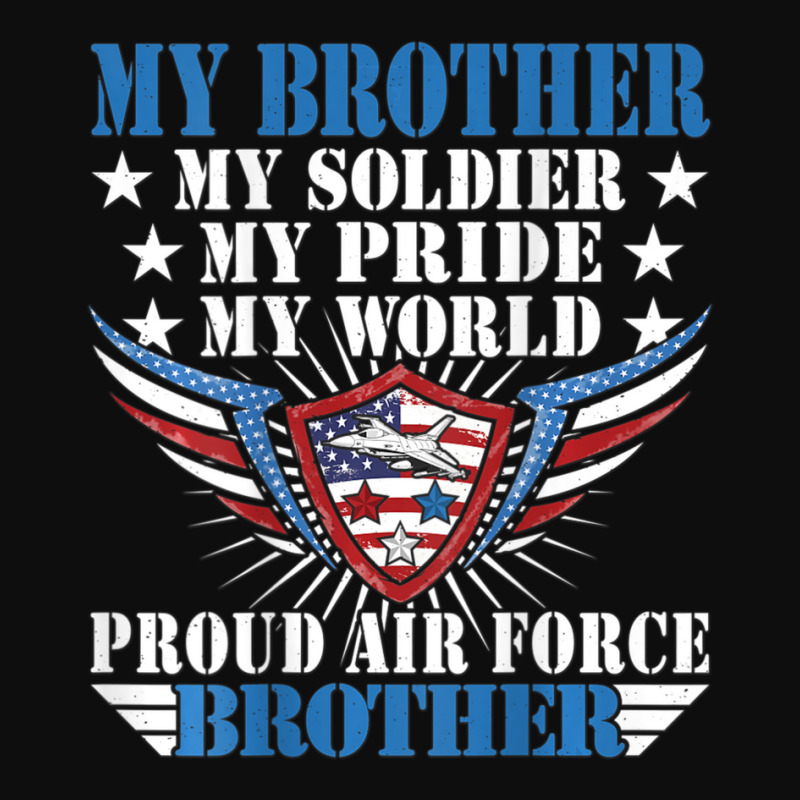 Hot Trend My Brother Is A Soldier Airman Proud Air Force Brother Crop Top by quanghuydinh1 | Artistshot