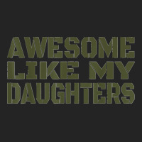 Awesome Like My Daughters Happy Fathers Day 3/4 Sleeve Shirt | Artistshot