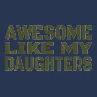 Awesome Like My Daughters Happy Fathers Day Men Denim Jacket | Artistshot