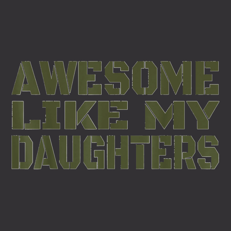 Awesome Like My Daughters Happy Fathers Day Vintage Hoodie | Artistshot