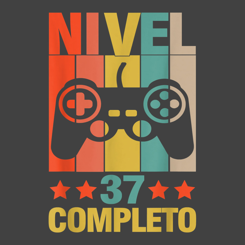 37th Birthday Spanish Nivel 37 Cumpleaños 37 Años Español T Shirt Vintage T-Shirt by anselmpru9bt | Artistshot