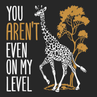 You Aren't Even On My Level - Funny Giraffe Gift Men's T-shirt Pajama Set | Artistshot